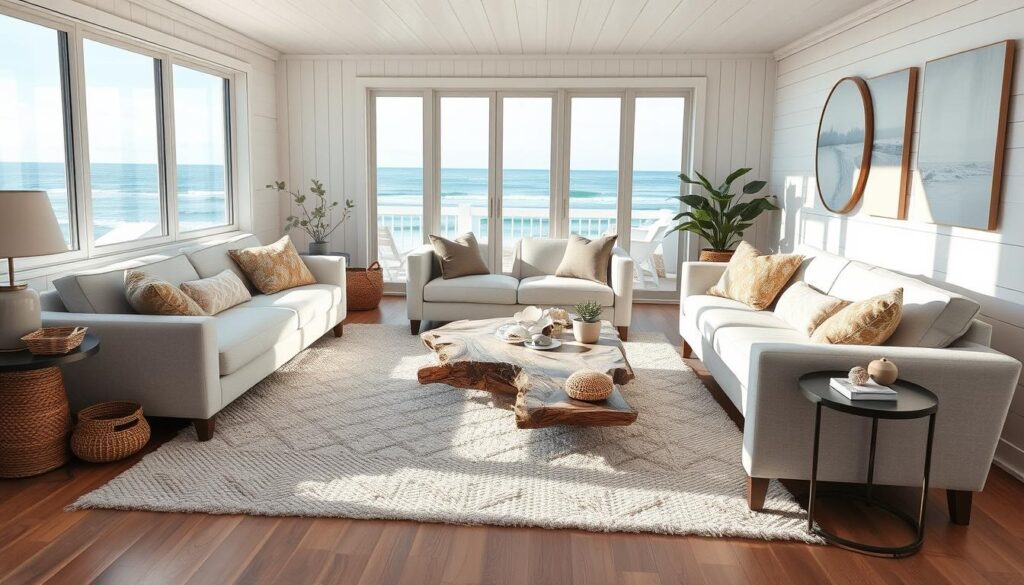 coastal interior design living room