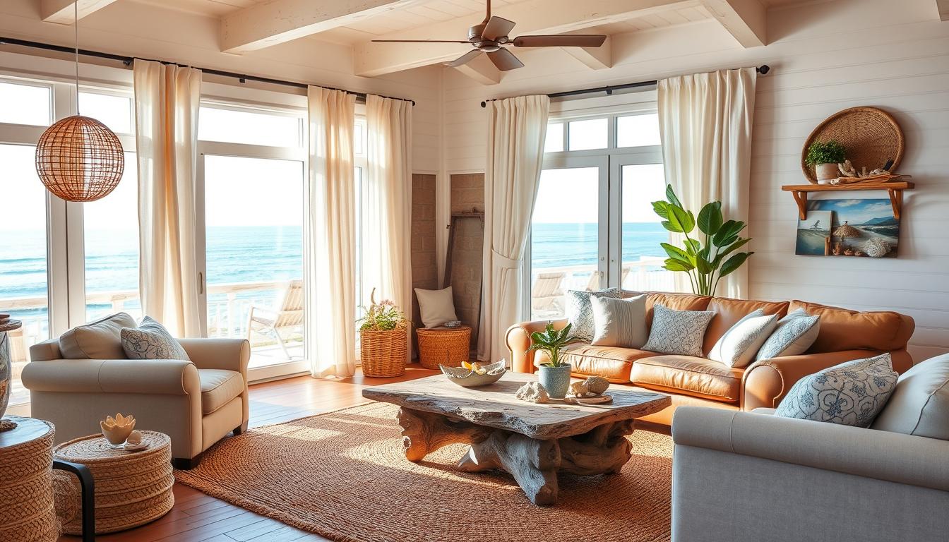 coastal interior design living room