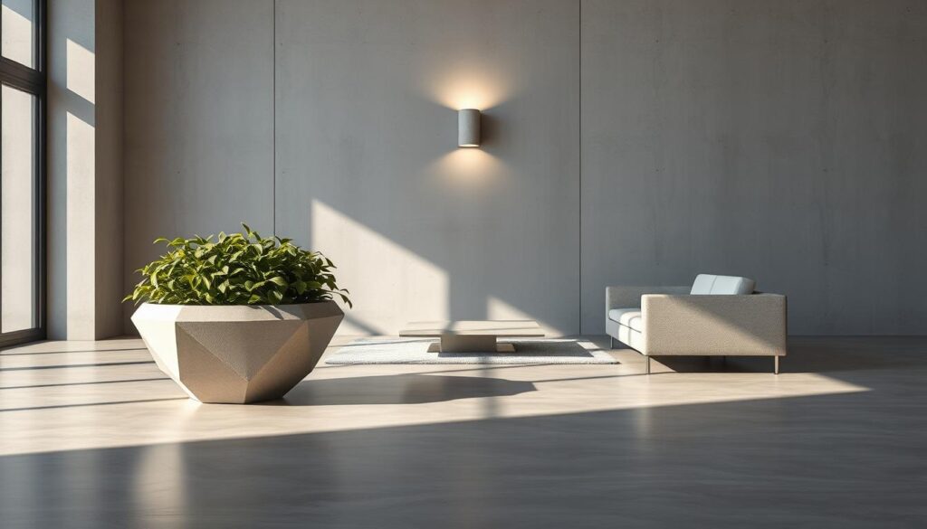 modern concrete decor